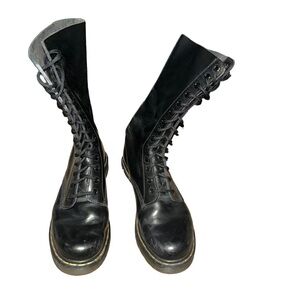 Dr martens 1914 SMOOTH LEATHER TALL BOOTS women size 7 lace up
